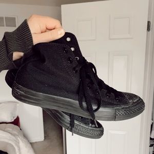 All black converse